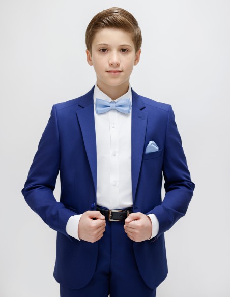 Costume Garçon De Mariage Bleu Roi
