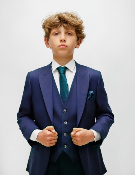 Costume Enfant de Mariage Bleu Marine | PAUL