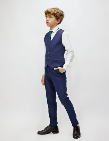 Costume Enfant de Mariage Bleu Marine | PAUL