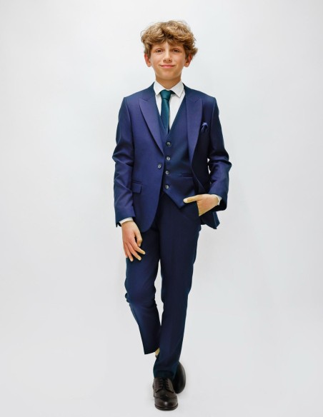 Costume Enfant Mariage et Cérémonie Bleu marine