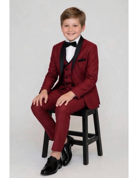 Costume Enfant De Mariage bordeaux