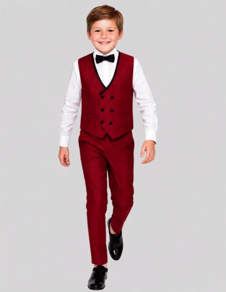 Costume Enfant De Mariage bordeaux