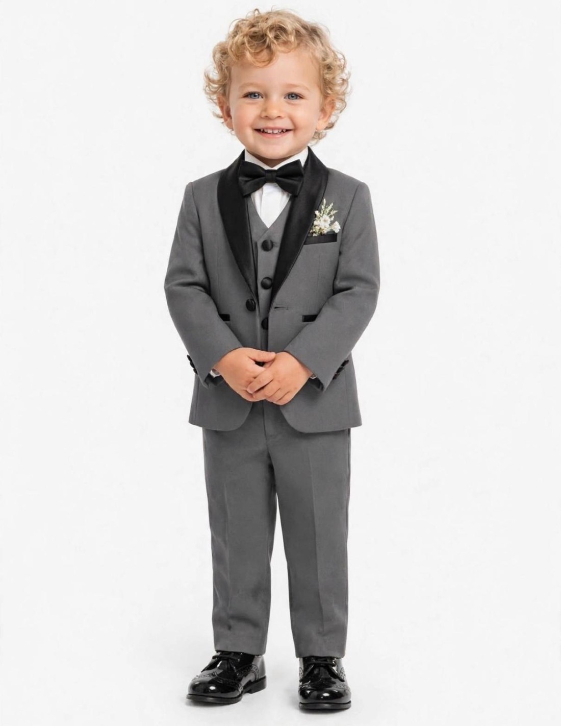 Costume bébé mariage et cérémonie gris