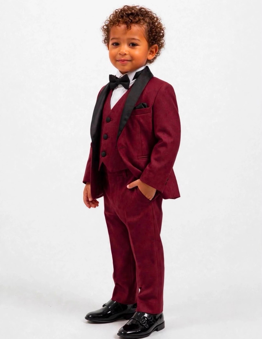 Costume Bébé de Mariage Bordeaux