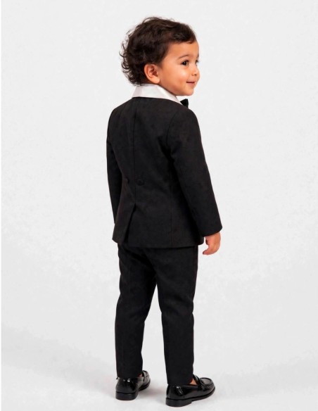 Tenue de Cérémonie Bébé Garçon Noir et Ivoire | Loic