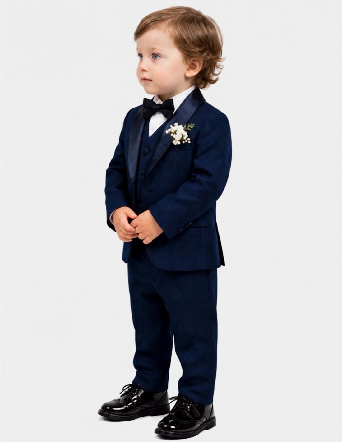 Smoking bébé garçon bleu de Mariage