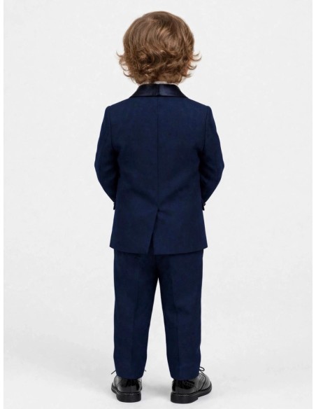 Tenue de Mariage Bébé Garçon Bleu Marine | Loic
