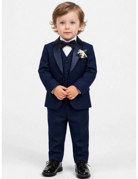 Tenue de Mariage Bébé Garçon Bleu Marine | Loic