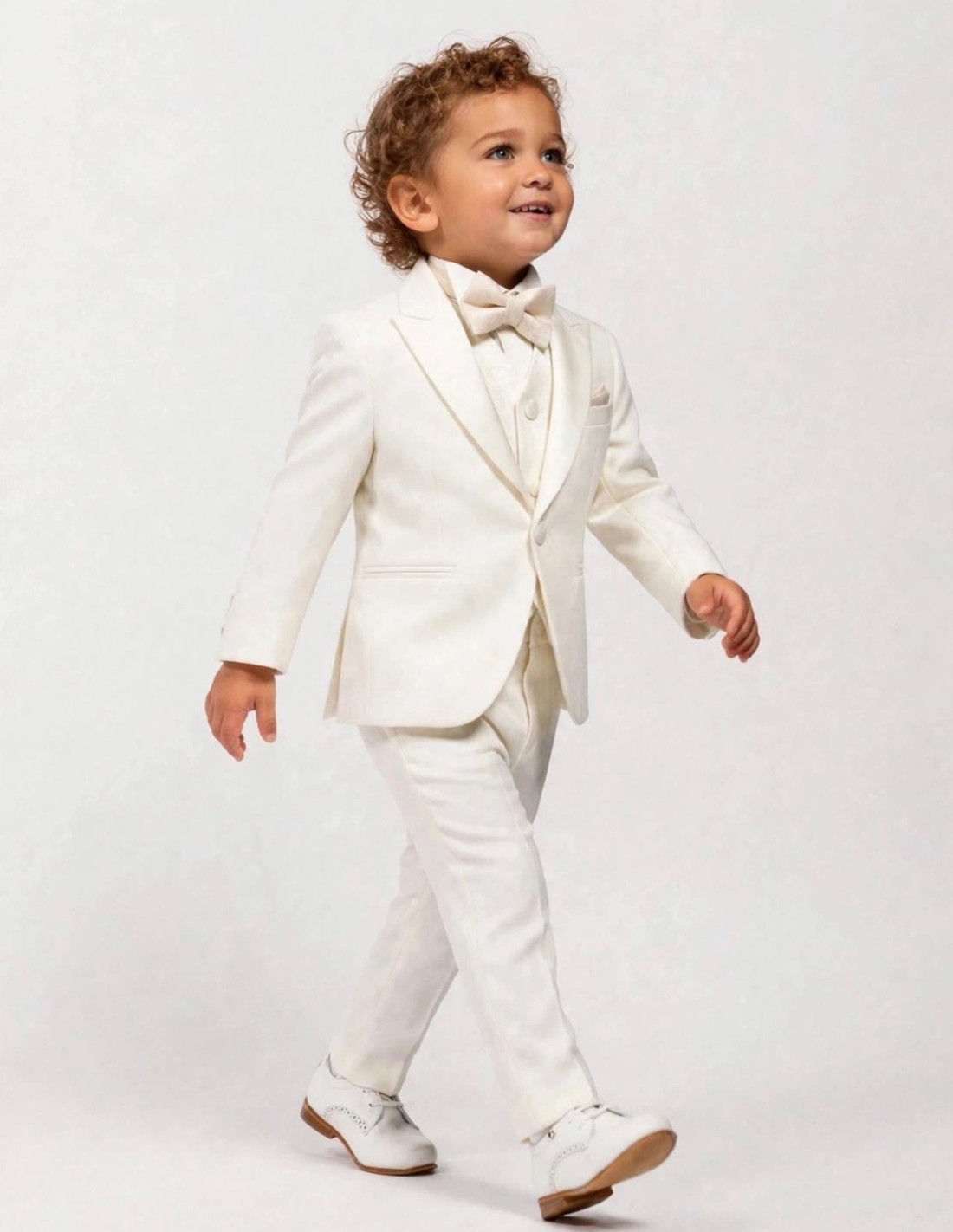 Costume Bébé Garçon de Bapteme et Mariage Écru