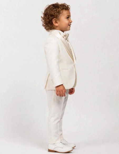 Costume Bébé Garçon de Bapteme et Mariage Écru