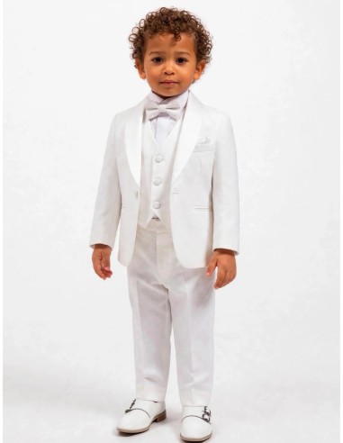 Costume Bébé de Baptême Blanc