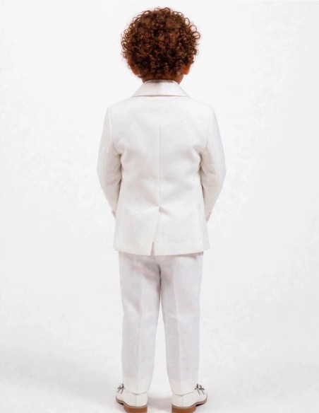 Tenue de Baptême pour Bébé Garçon Blanc | Loic