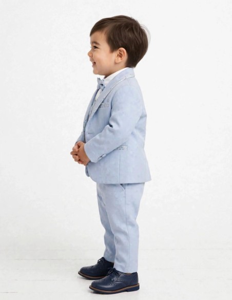 Tenue mariage bébé garçon bleu ciel