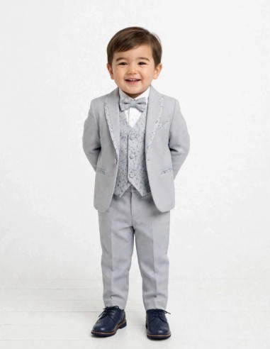 Costume Bébé Garçon Gris de Mariage