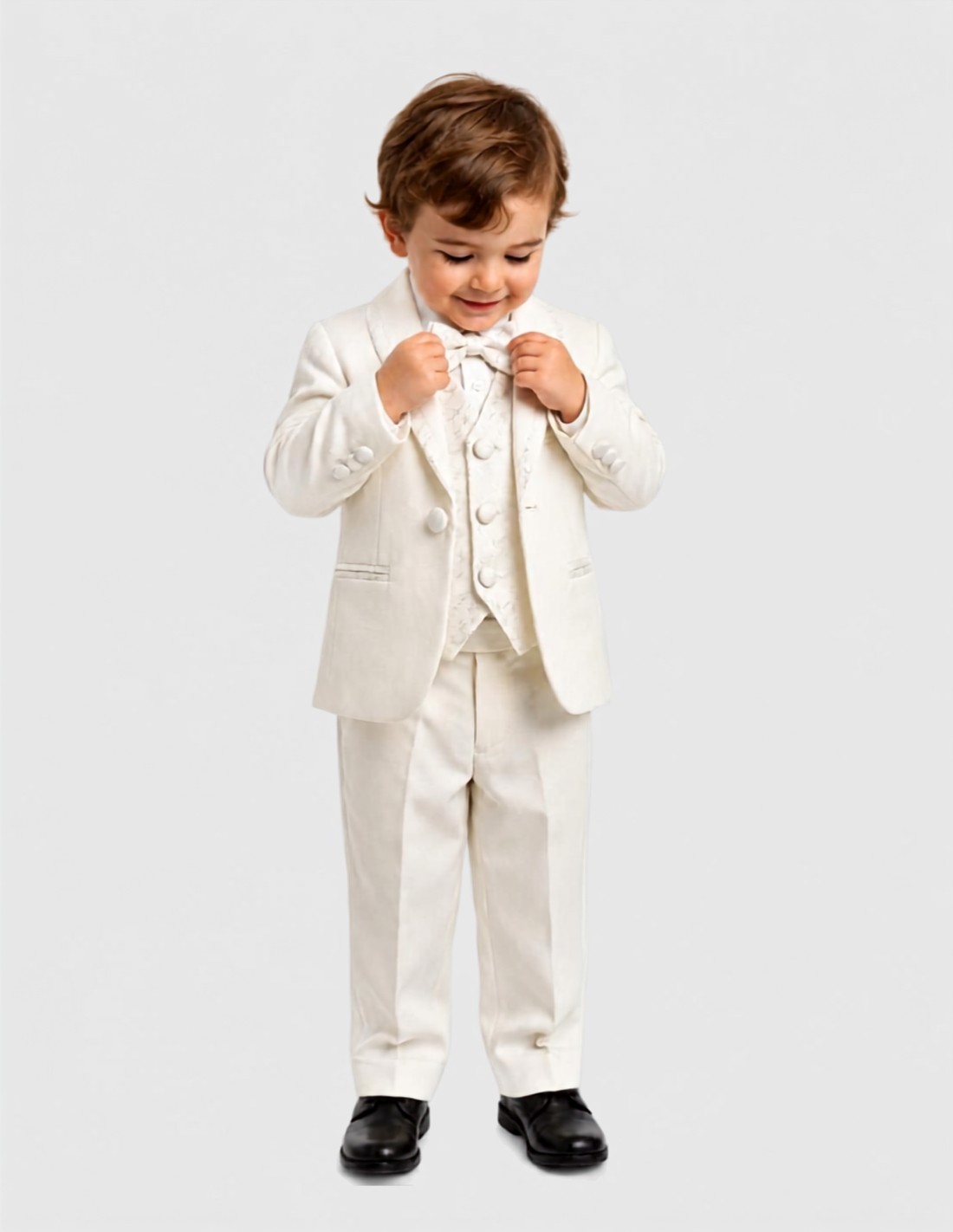 Costume Bébé de Baptême ivoire