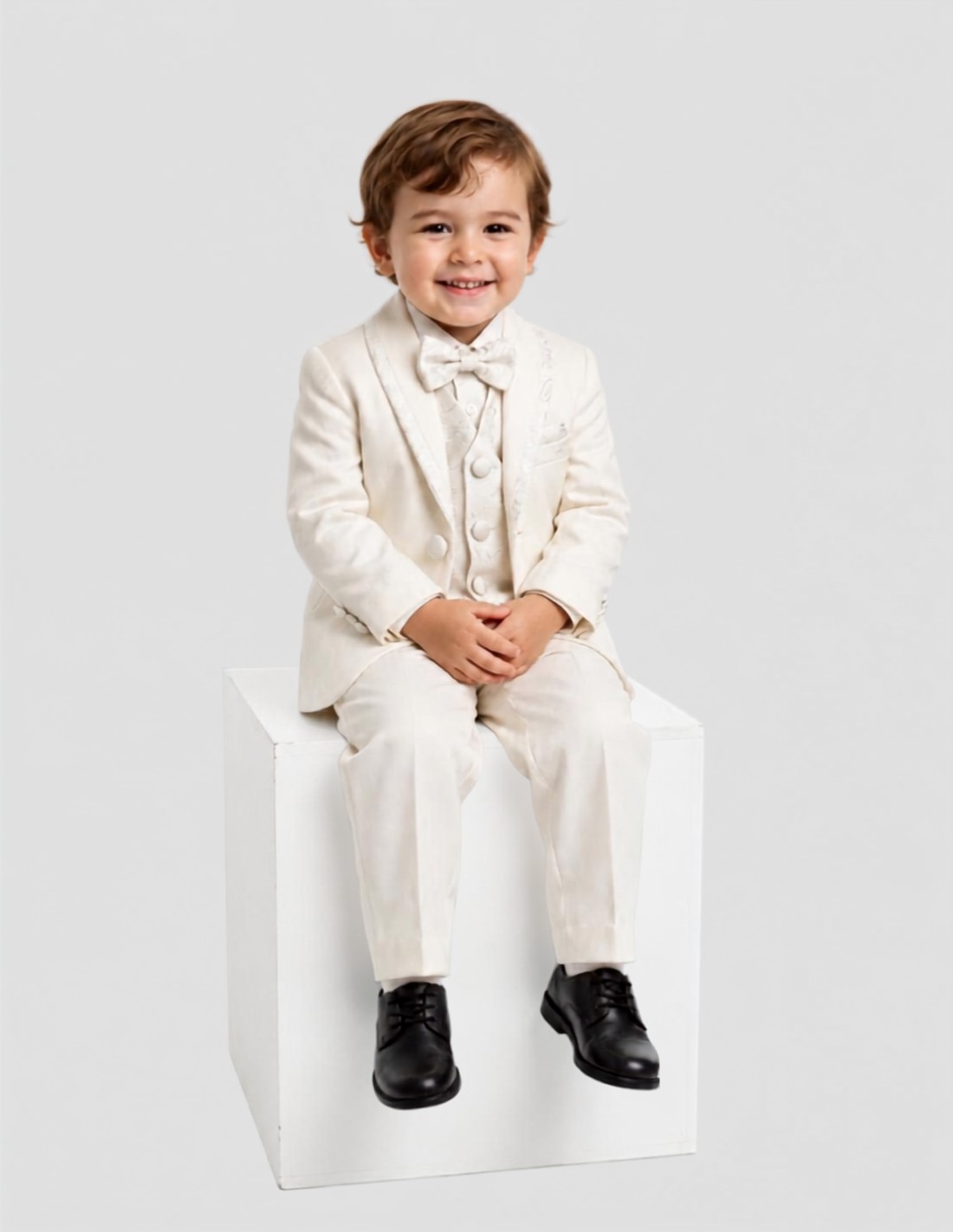 Costume Bébé de Baptême ivoire 2