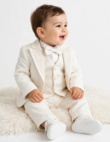 Tenue Bébé Garçon de Cérémonie Ivoire
