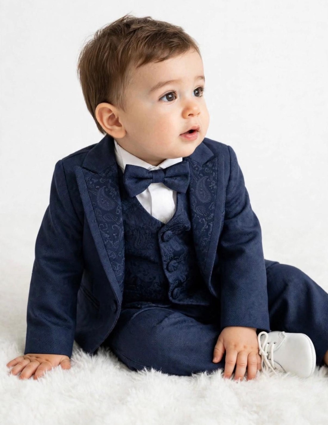Costume Bébé de Cérémonie Bleu Marine 2