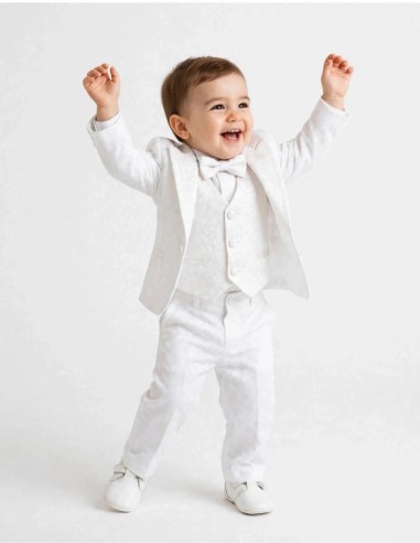 Tenue de Baptême Bébé Garçon Blanc