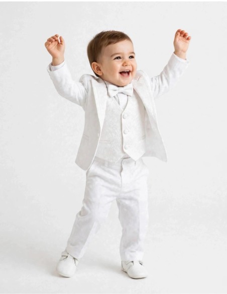 Tenue de Baptême Bébé Garçon Blanc