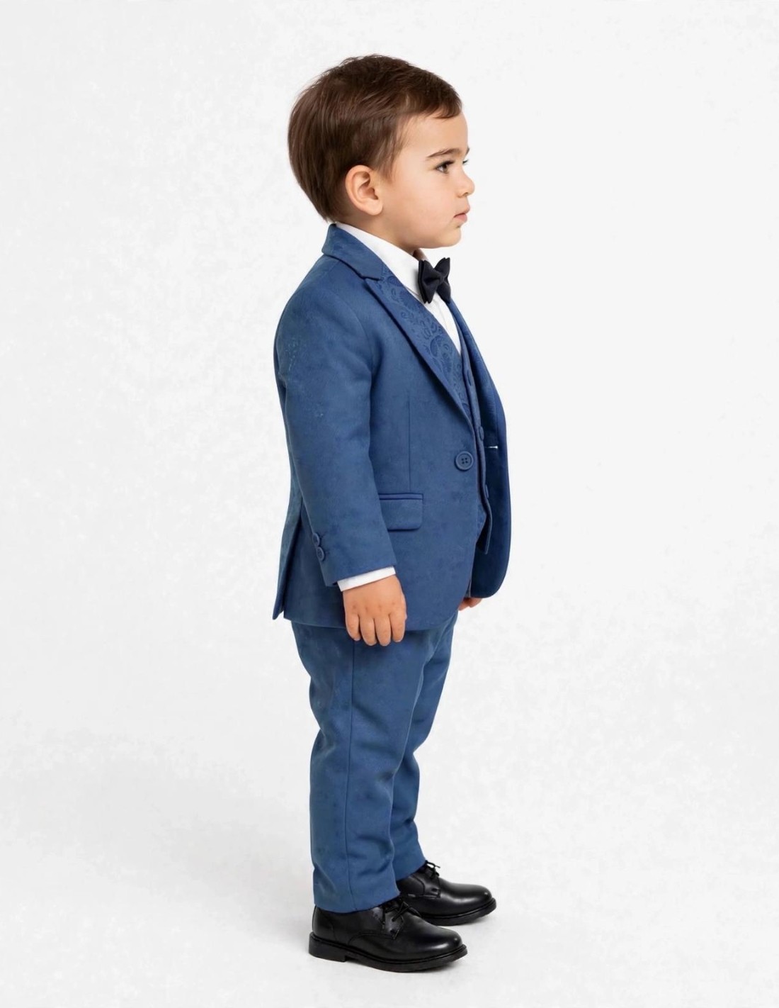 Costume Bébé de Mariage Bleu Roi Hugo 2