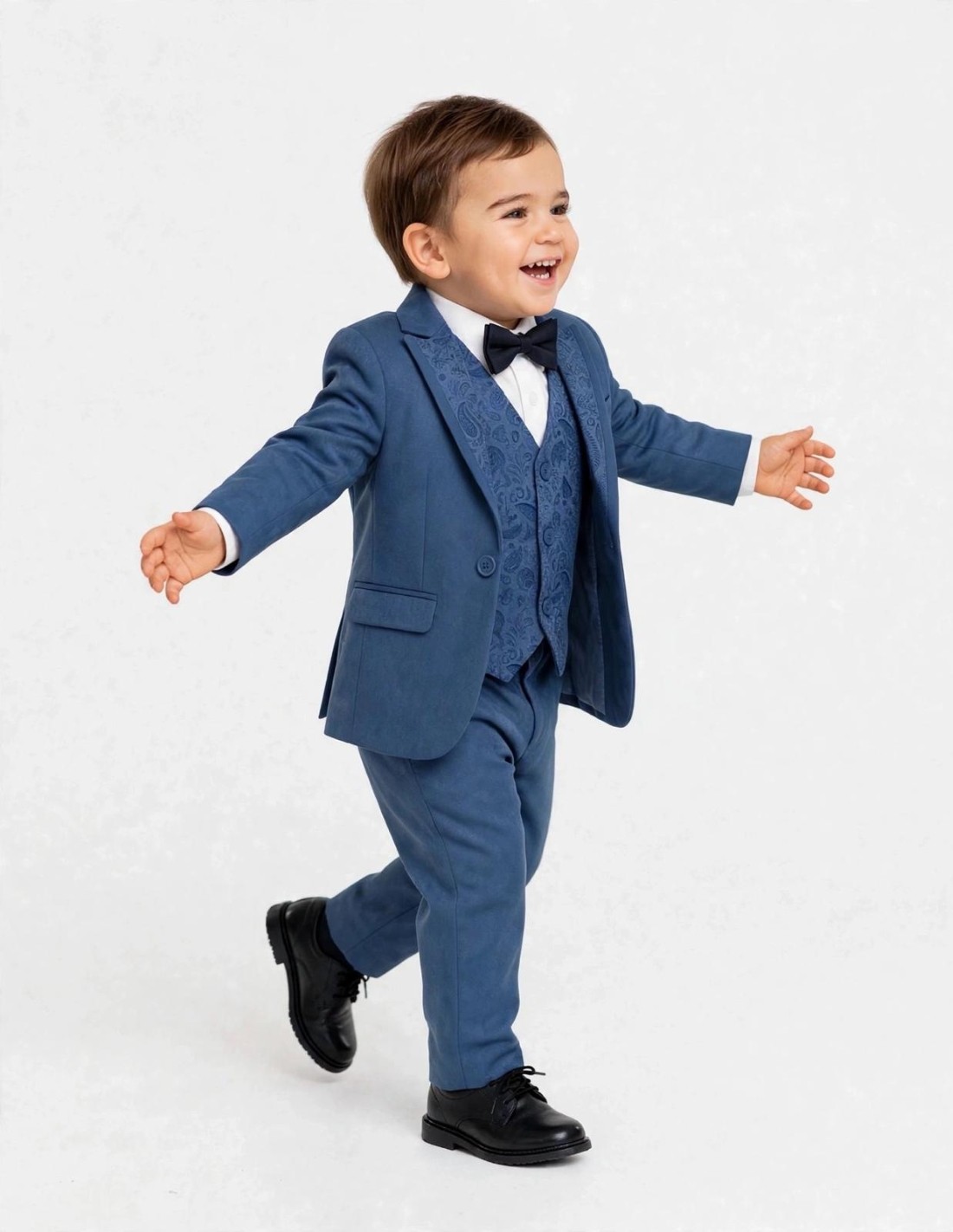 Costume Bébé de Mariage Bleu Roi Hugo