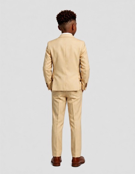 Costume Garçon Beige de Mariage | Jeremy