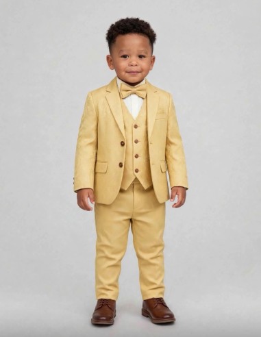 Costume Bébé Garçon Beige de Mariage