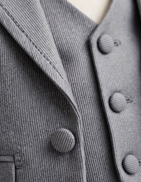 Costume Bébé Garçon de Mariage Gris