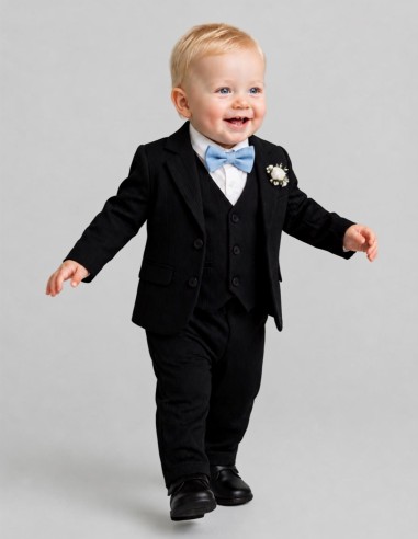 Costume Bébé Garçon noir de Cérémonie
