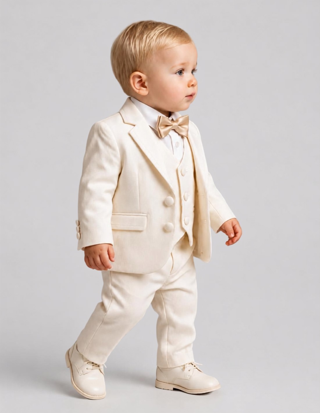 Tenue de Baptême pour Bébé Garçon Ivoire