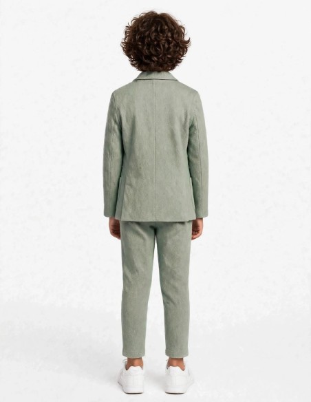 Costume Enfant de Cérémonie Vert Sauge - Noé