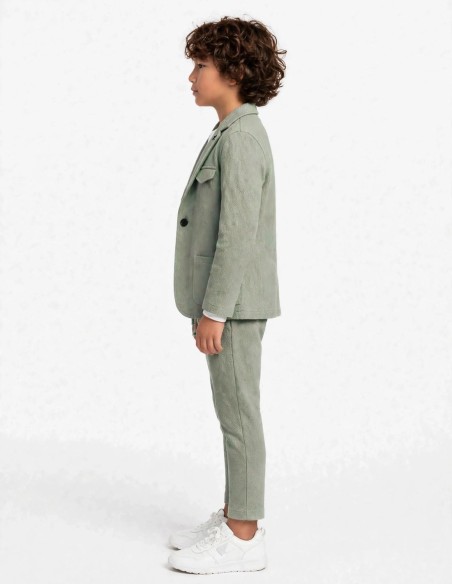 Costume Enfant de Cérémonie Vert Sauge - Noé