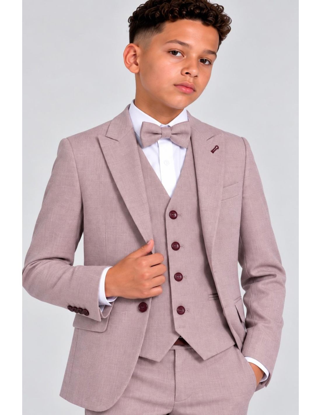 Costume Enfant de Cérémonie Rose 2