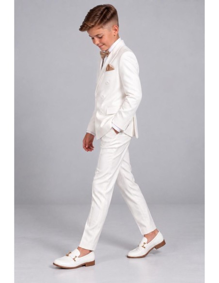 Costume Enfant Croisé de Mariage Ivoire