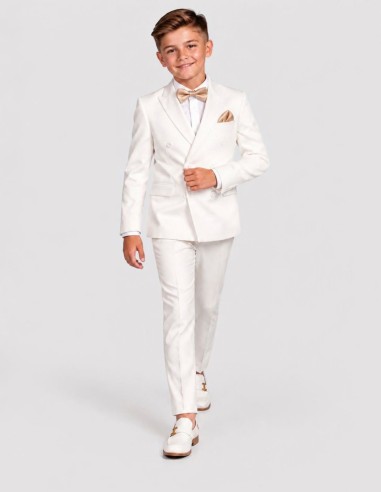 Costume Enfant Croisé de Mariage Ivoire