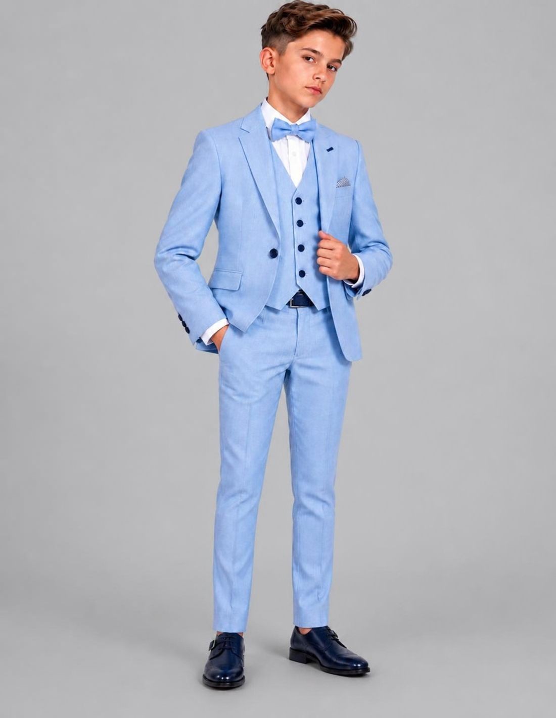 Costume Enfant Bleu ciel de Mariage