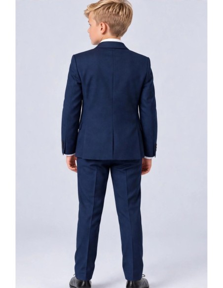 Costume Enfant De Mariage Bleu Marine - Kenzi