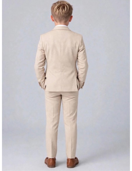 Costume Enfant Beige de Mariage - Kenzi