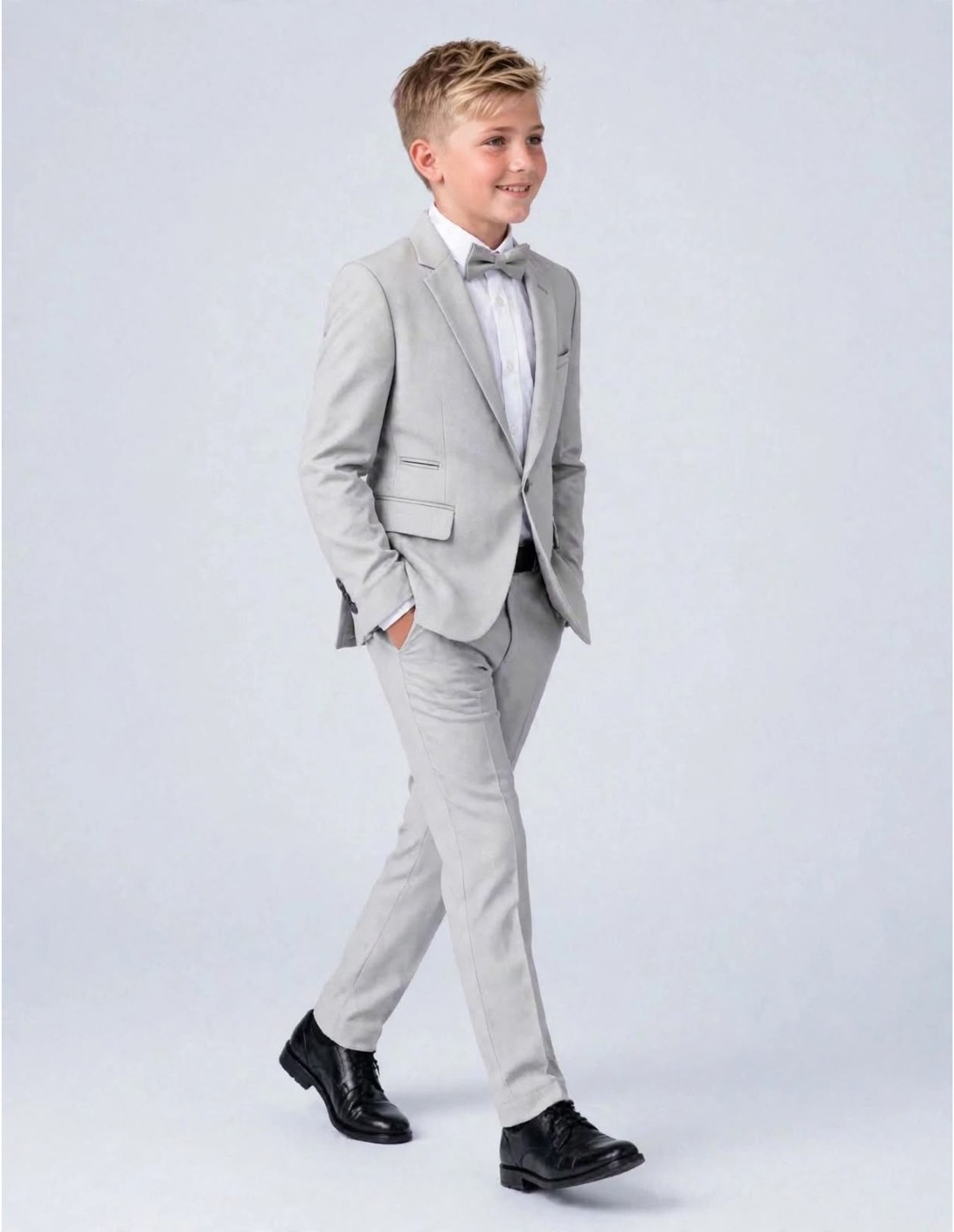 Costume Garçon De Mariage Gris