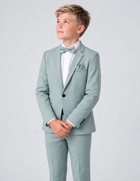 Costume Enfant Vert Sauge De Mariage