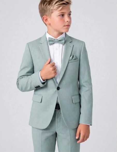 Costume Enfant Vert Sauge De Mariage