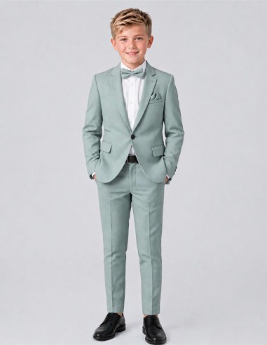 Costume Enfant Vert Sauge De Mariage