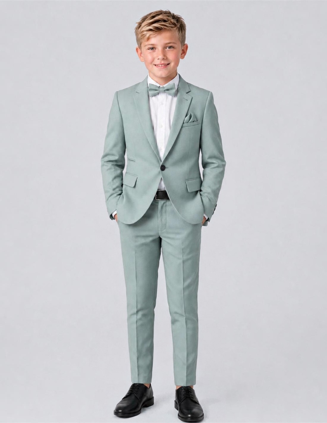 Costume Enfant Vert Sauge De Mariage