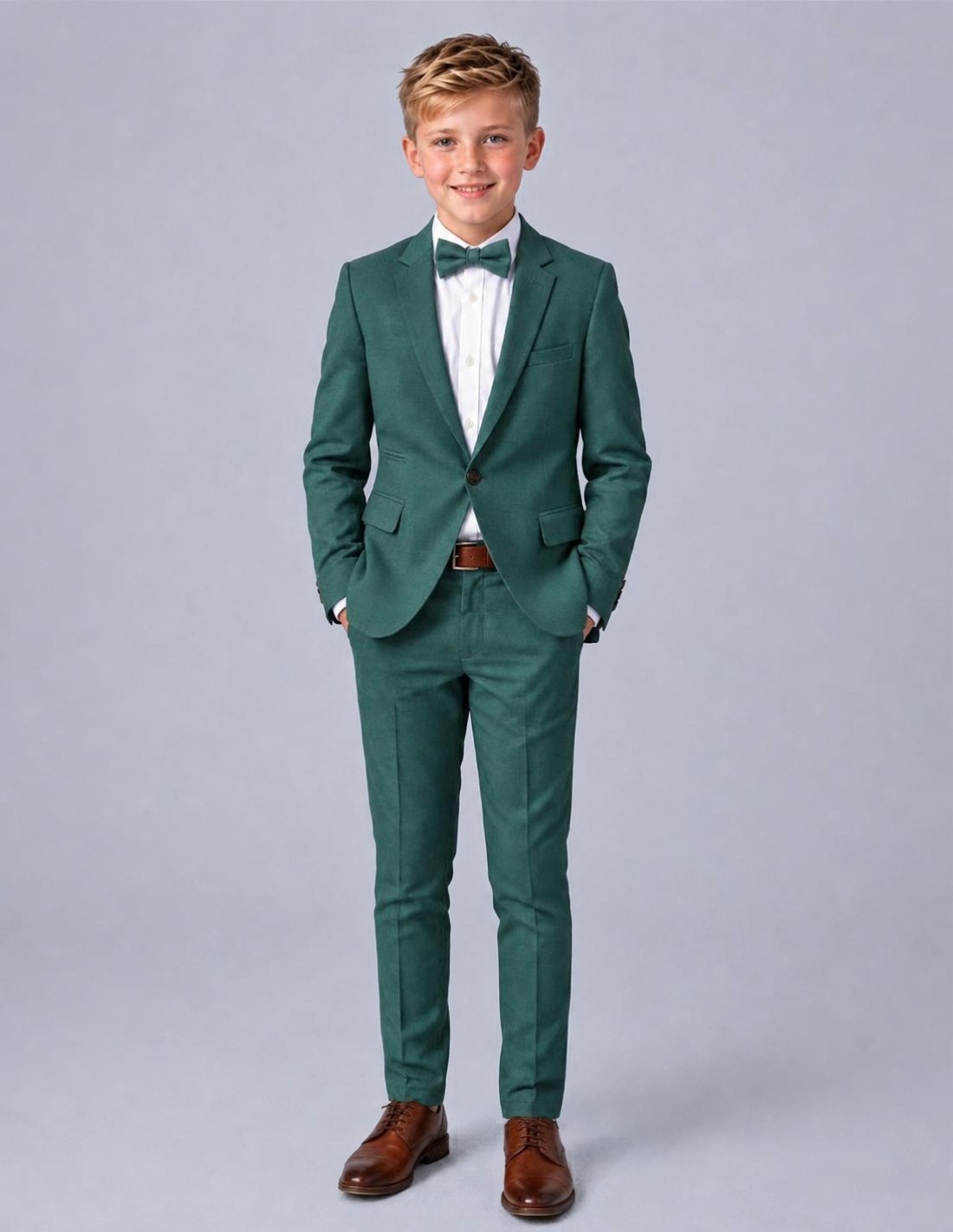 Costume Enfant De Cérémonie Vert 2