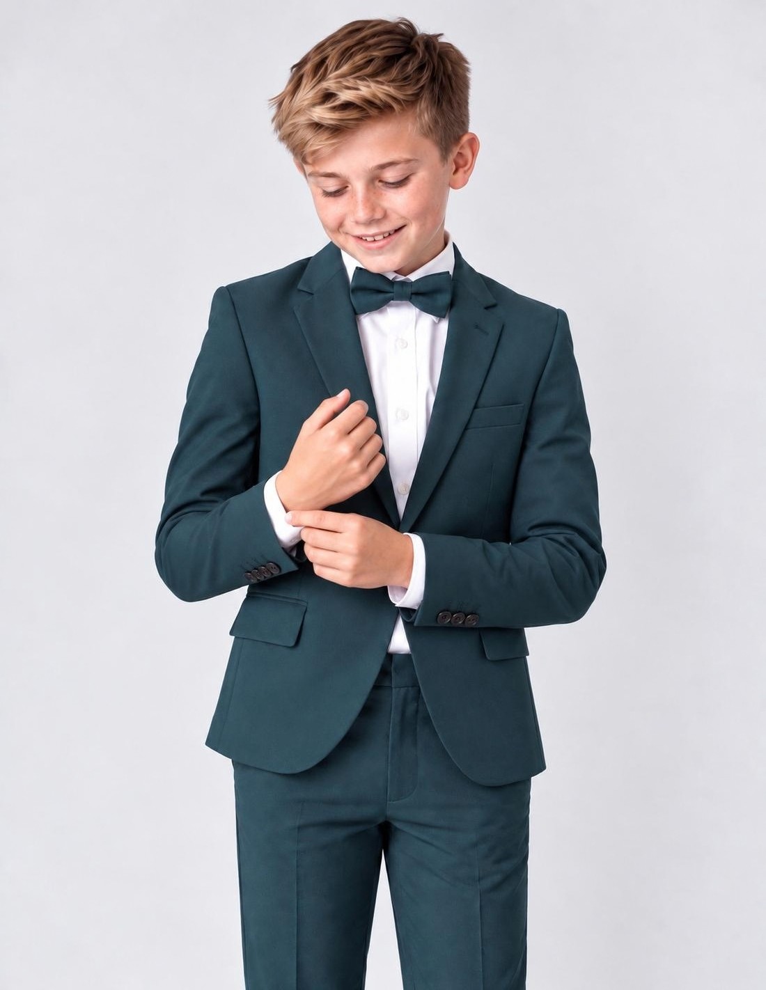 Costume Enfant De Mariage Vert 2
