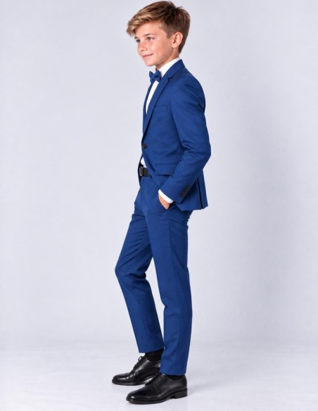 Costume enfant bleu roi mariage