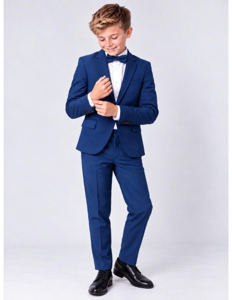Costume enfant bleu roi mariage