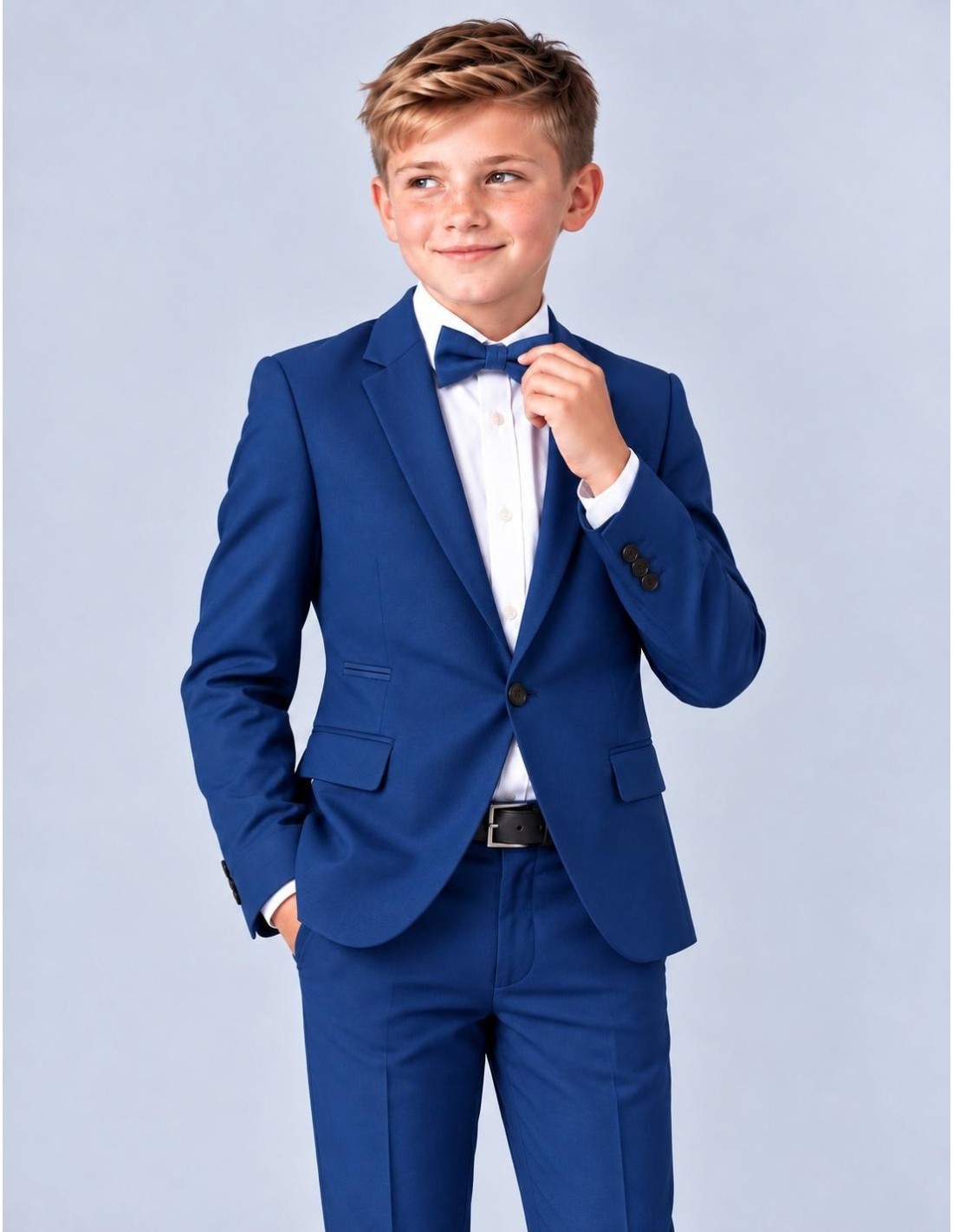 Costume Garçon De Mariage Bleu Roi