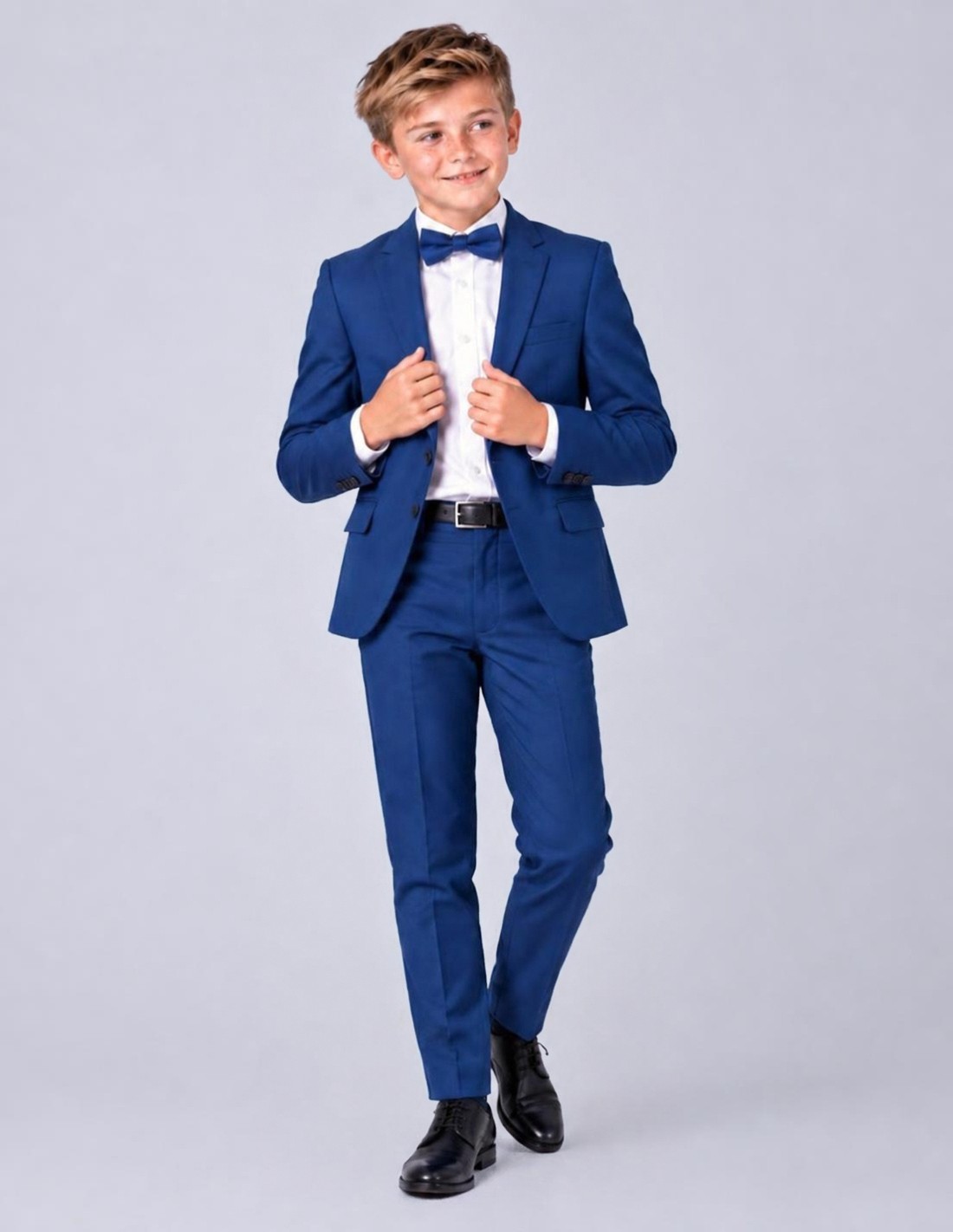 Costume Garçon De Mariage Bleu Roi 2
